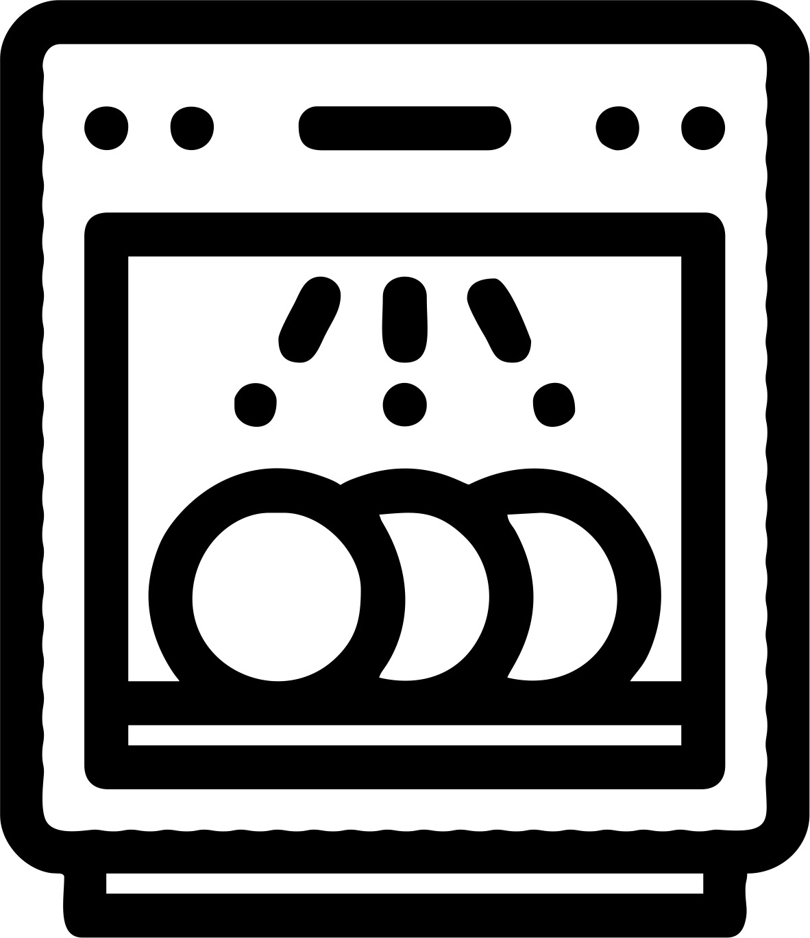 Символы посудомоечной машины