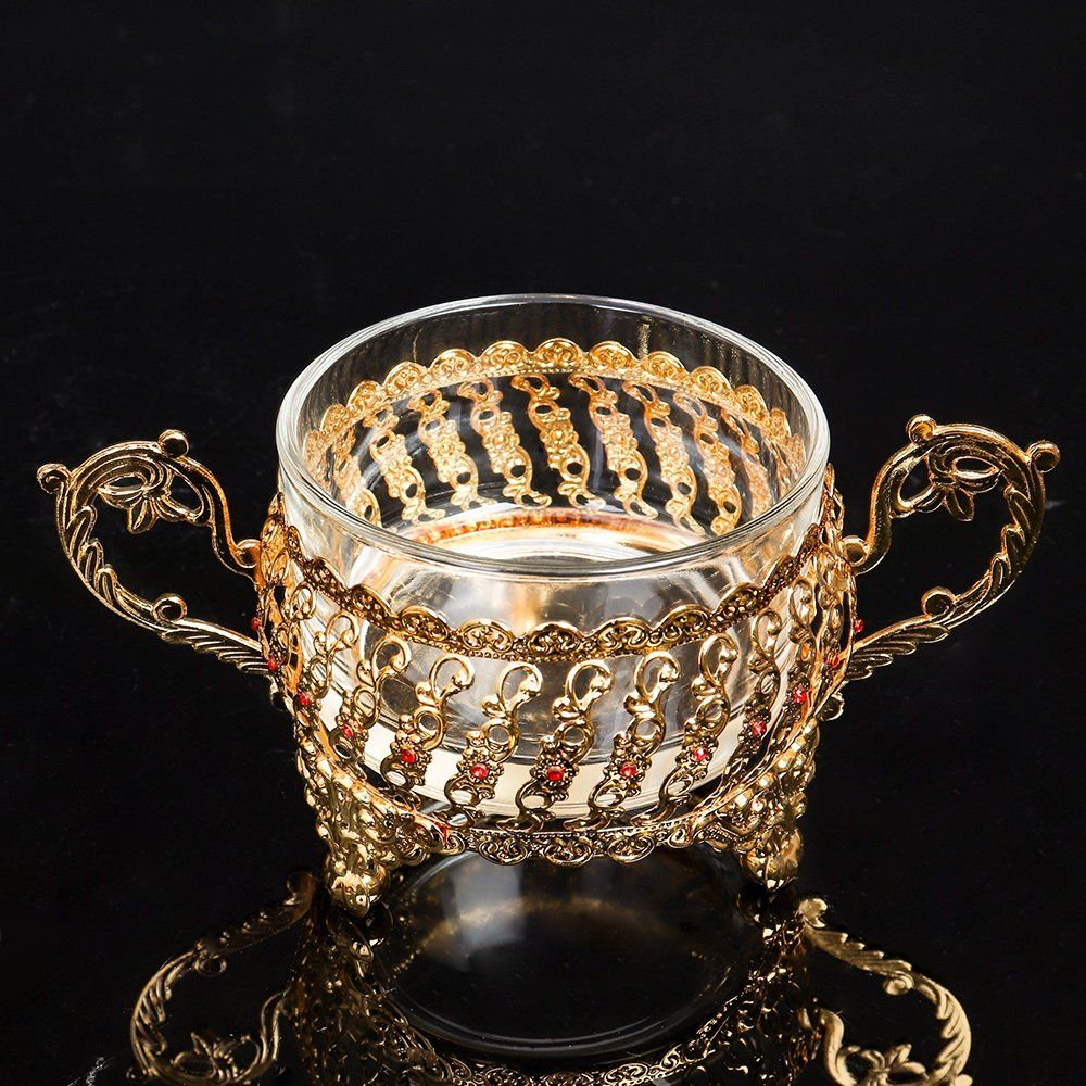 Сахарница с ложкой, 200 мл, стекло и металл Сахарница с ложкой, 200 мл, стекло и металл