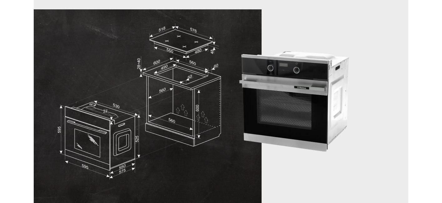 Духовой шкаф hansa 68403