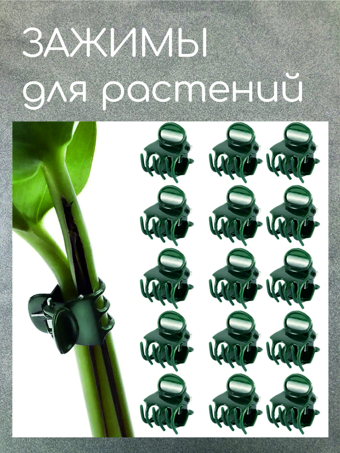 Клипсы для орхидей, зажимы для растений, держатели прищепки для цветов ...