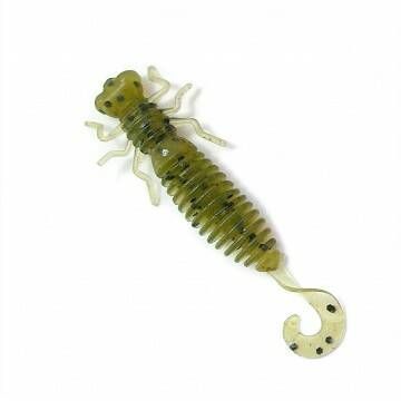 Приманка силиконовая Larva LUX 3,5, 85мм, 4шт. в упаковке, цвет 001