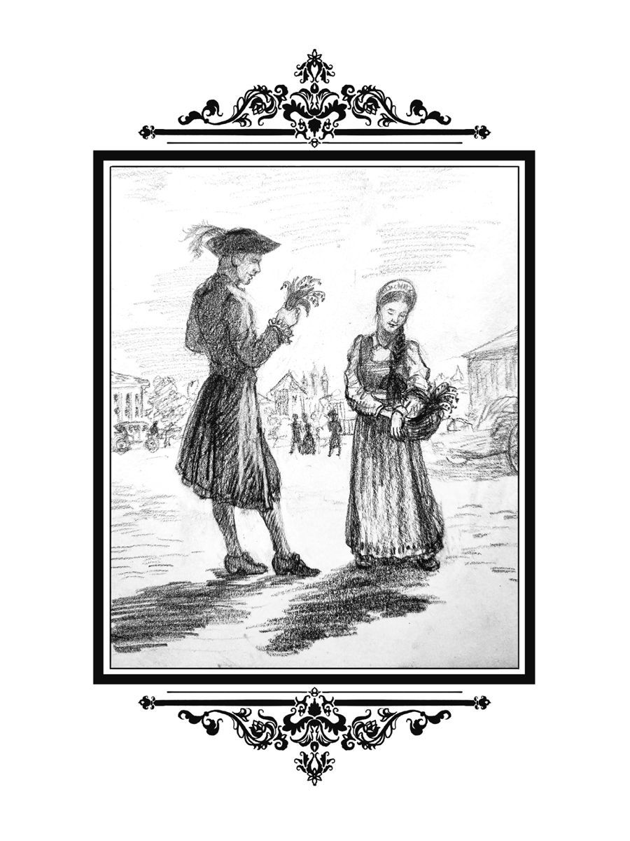 Бедная Лиза. Н.М. Карамзин. Повесть с иллюстрациями Анастасии Ростовой. Внеклассное чтение. | Poor Liza. N.M. Karamzin. A Novella with Illustrations - Ozon image 4
