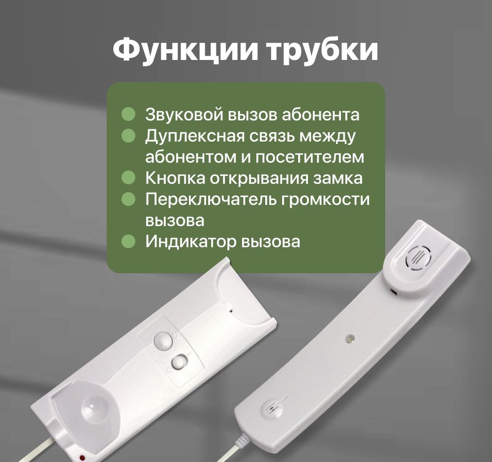Трубка для домофона VIZIT Safe Home УКП. купить по низким ценам в ...