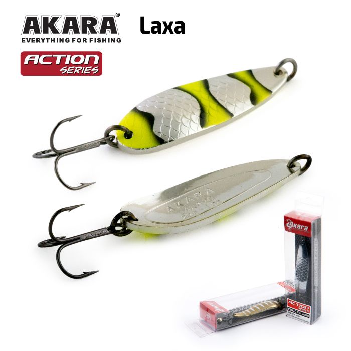 Блесна колеб. Akara Action Series Laxa 60 21 гр. 3/4 oz. AB90