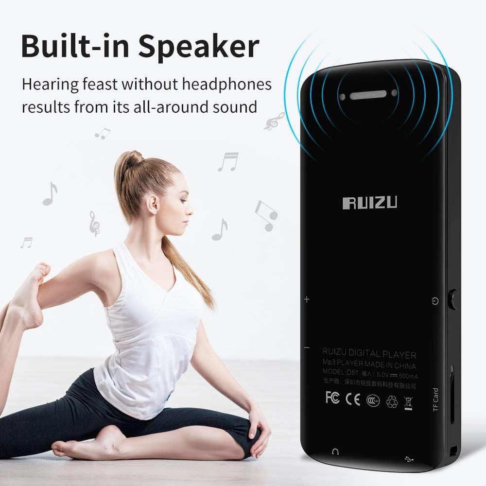 MP3-плеер RUIZU D50, 16 ГБ купить по выгодной цене в интернет-магазине OZON  (969059998)