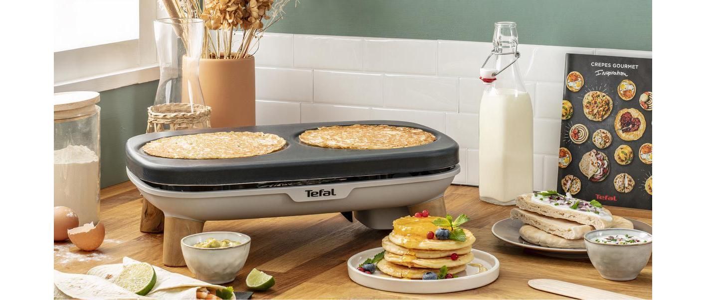 Электроблинница Tefal PY 900D12 - купить с доставкой по выгодным ценам в  интернет-магазине OZON (222962352)