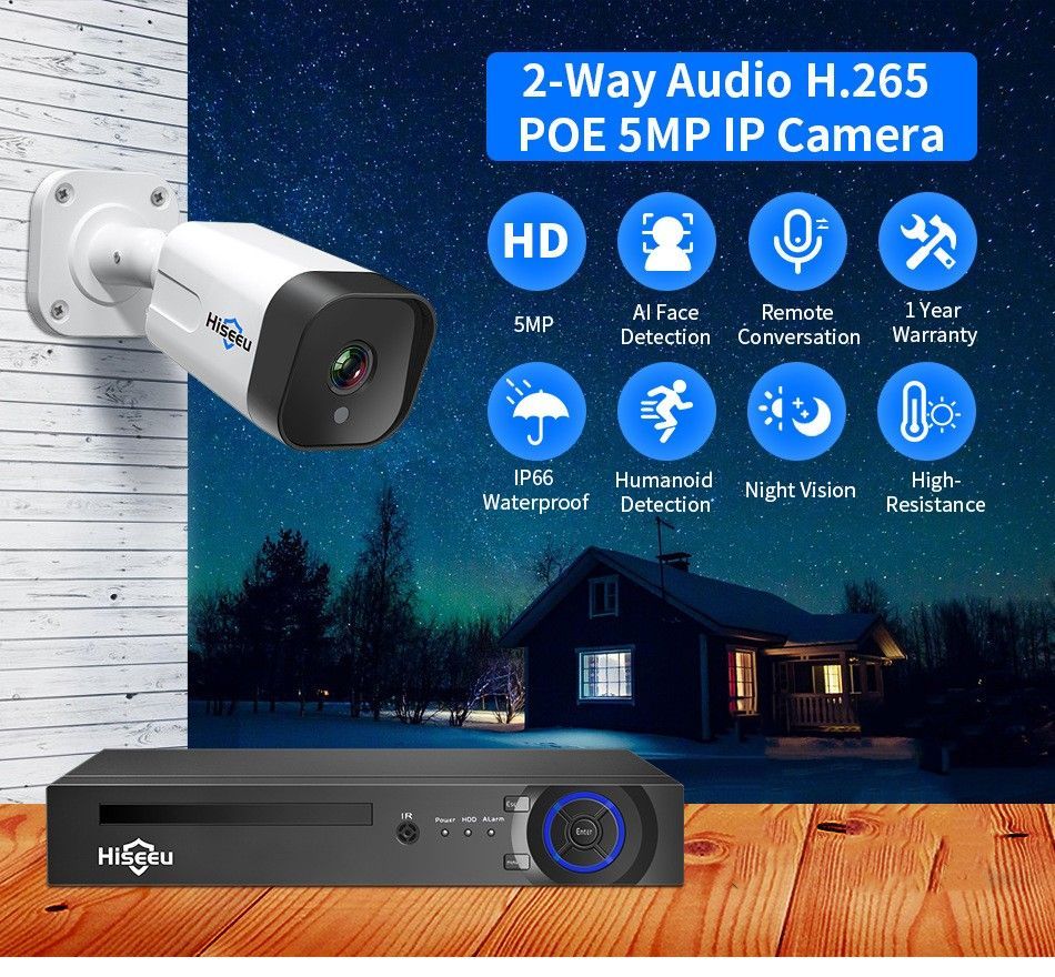 Камера видеонаблюдения Hiseeu Оборудование для мониторинга 4458874 ...