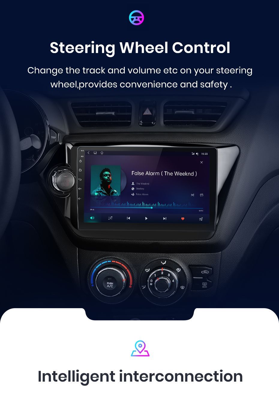 Junsun Автомагнитола для киа рио 3 2011-2016 сенсорный экран ГБ Wi-Fi ...