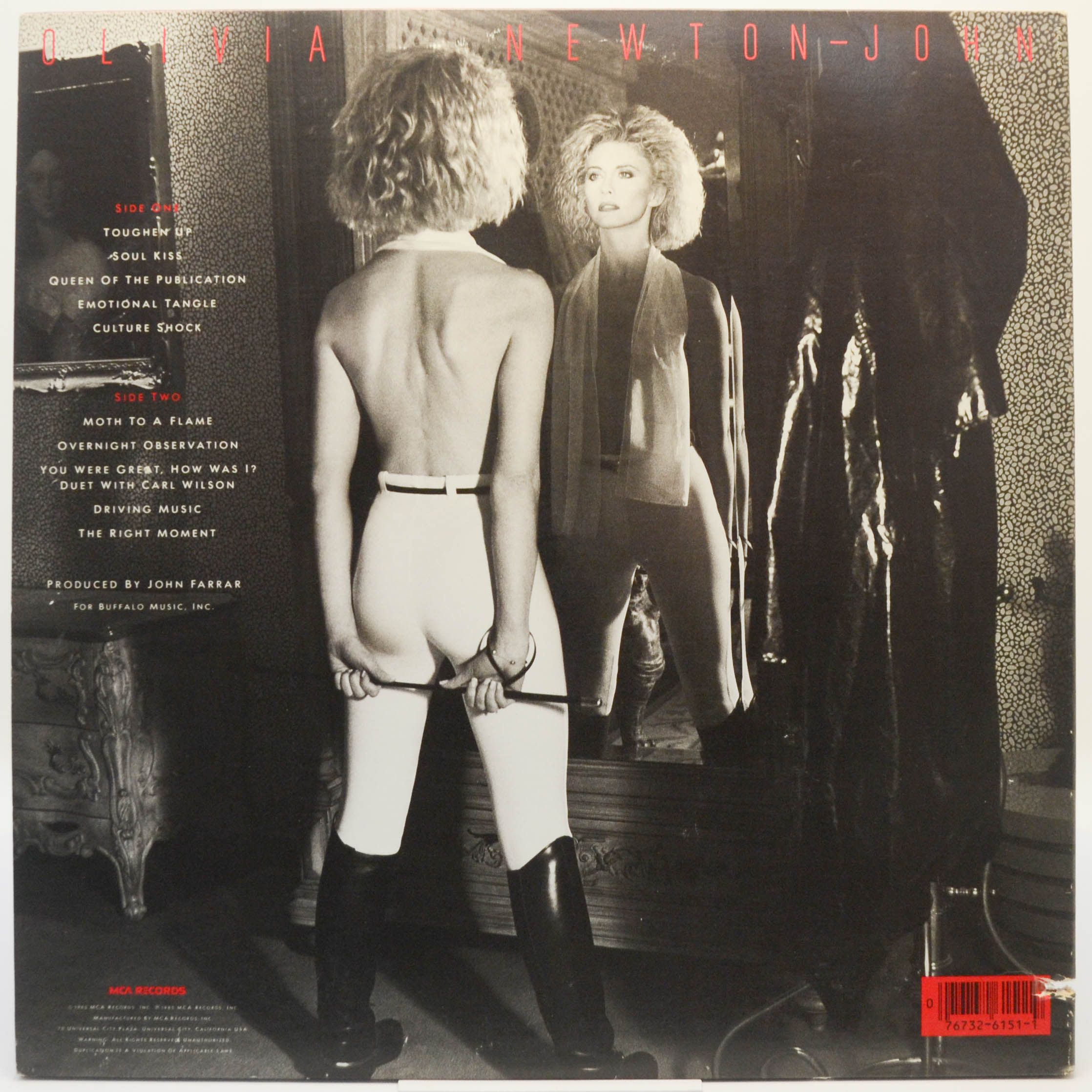 Gatefilold, Olivia Newton-John.