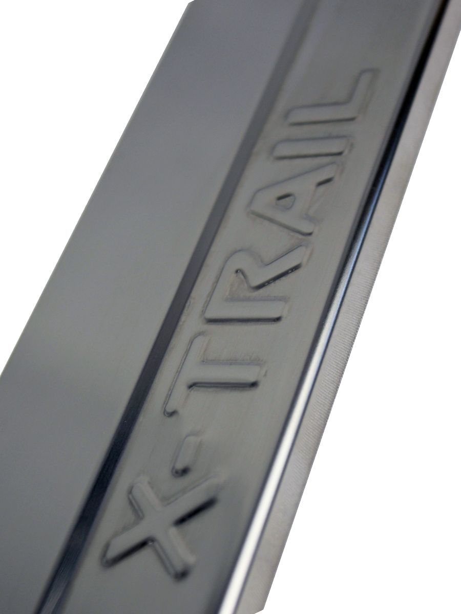 Накладки на пороги Ниссан Кашкай 1 / Nissan Qashqai 1 (2006-2013 ...