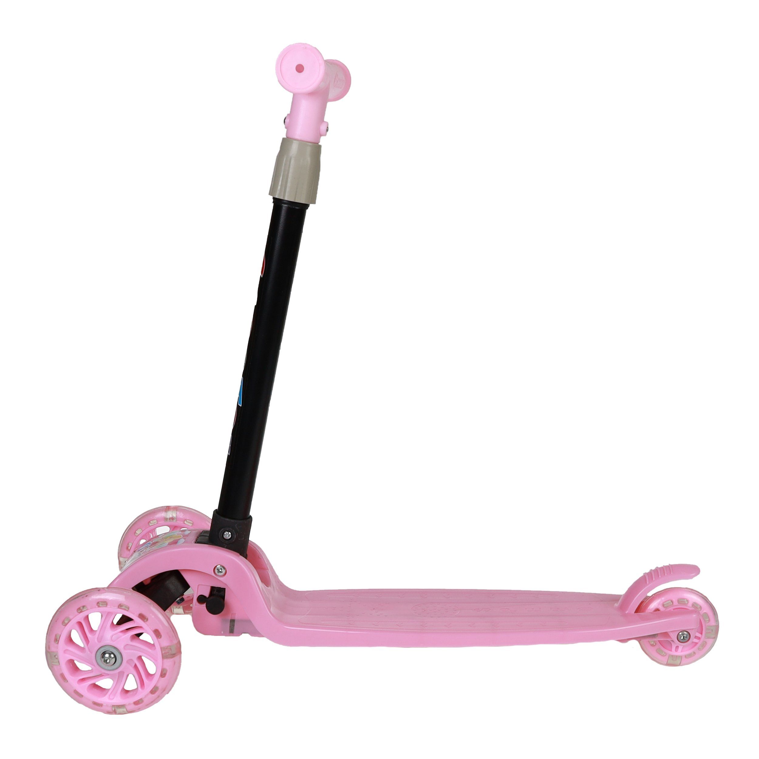 Самокат 3-х колесный детский SCOOTER 603, розовый Самокат 3-х колесный детский SCOOTER 603, розовый