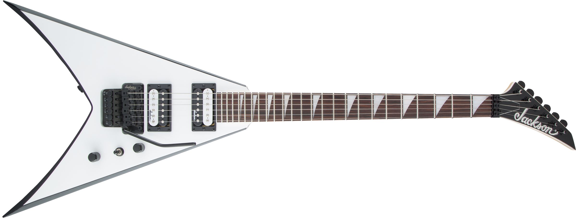 Jackson Электрогитара King V JS32, White with Black Bevels JS