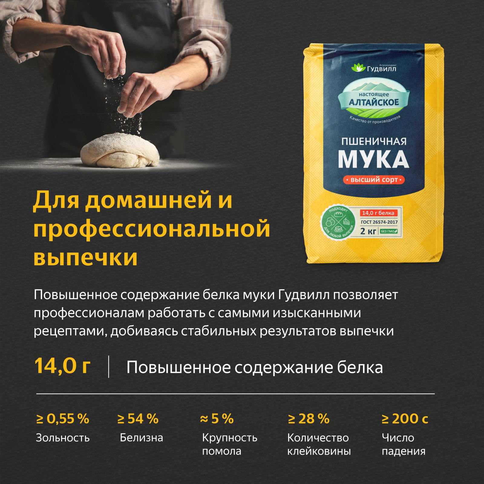 Мука Пшеничная 2 Кг 4 Шт Гудвилл - Купить С Доставкой По Выгодным.