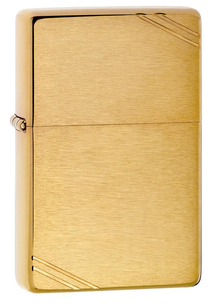 Зажигалка бензиновая ZIPPO 1937 Vintage Brushed Brass #1