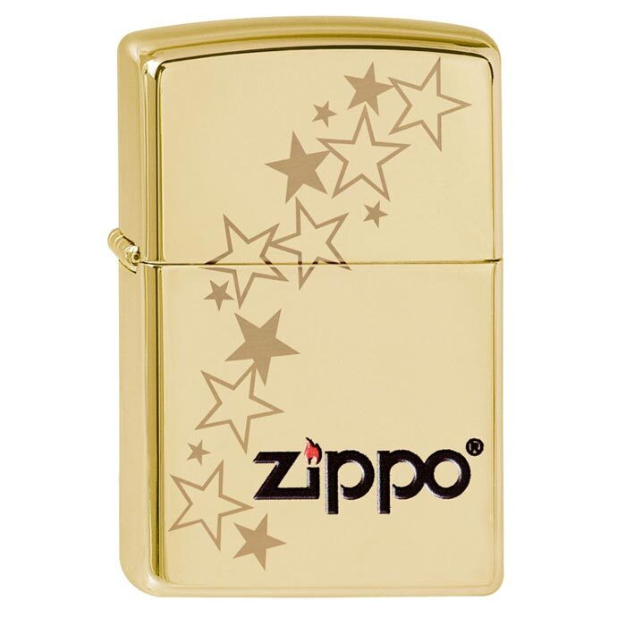 Зажигалка ZIPPO бензиновая Classic High Polish Brass #1