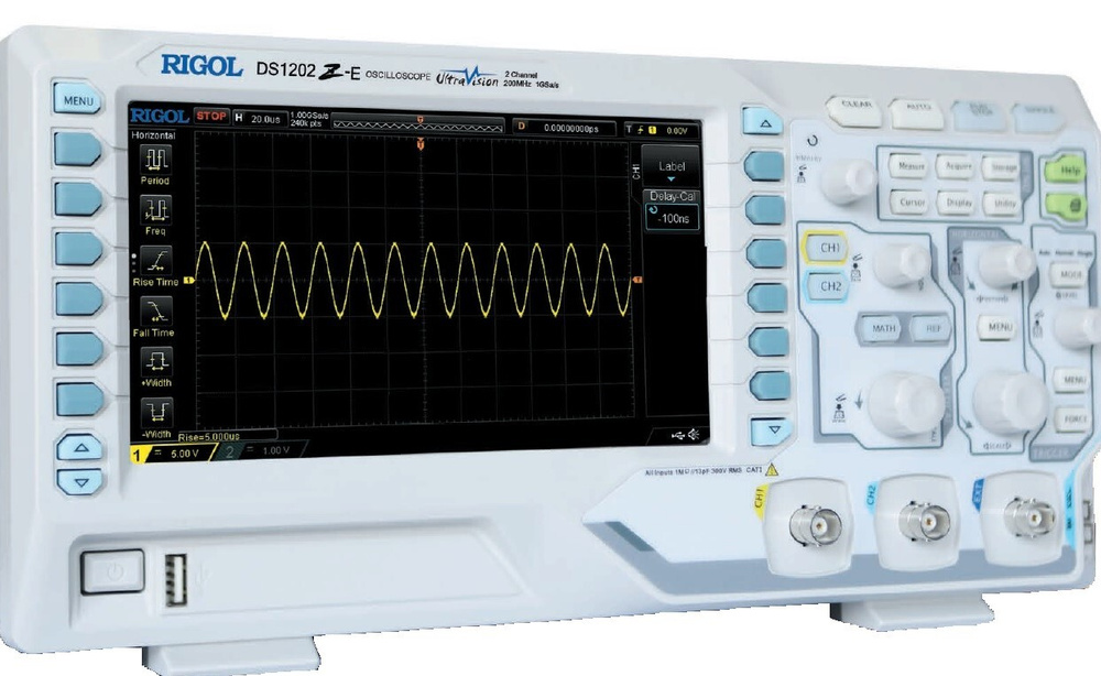Осциллограф цифровой RIGOL DS1202Z-E (200 МГц, 2 аналоговых канала)  #1
