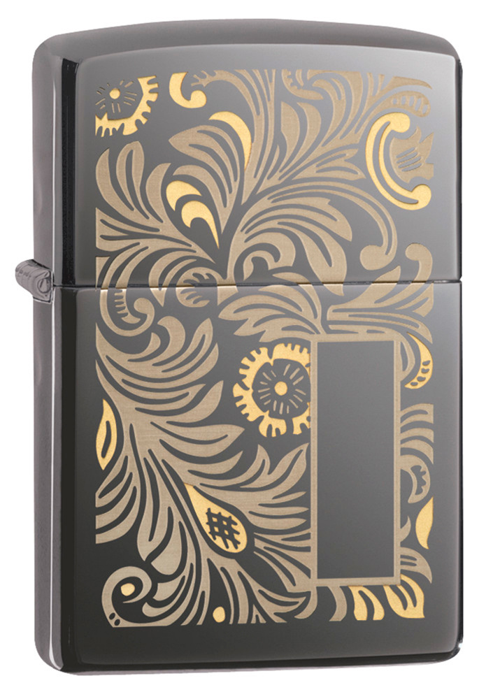 Зажигалка бензиновая ZIPPO Black Ice #1