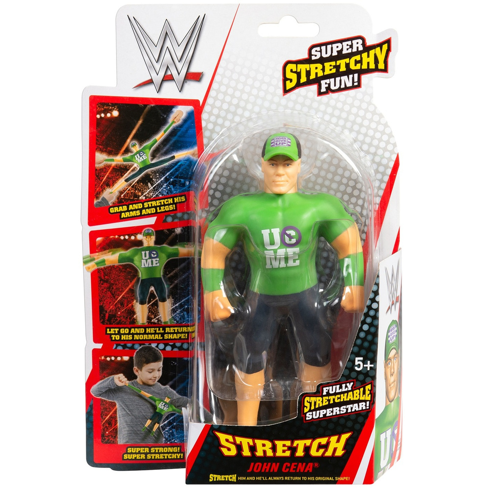 Stretch. Тянущаяся фигурка Мини-Джон Сина WWE Стретч Армстронг / тянучка /  антистресс