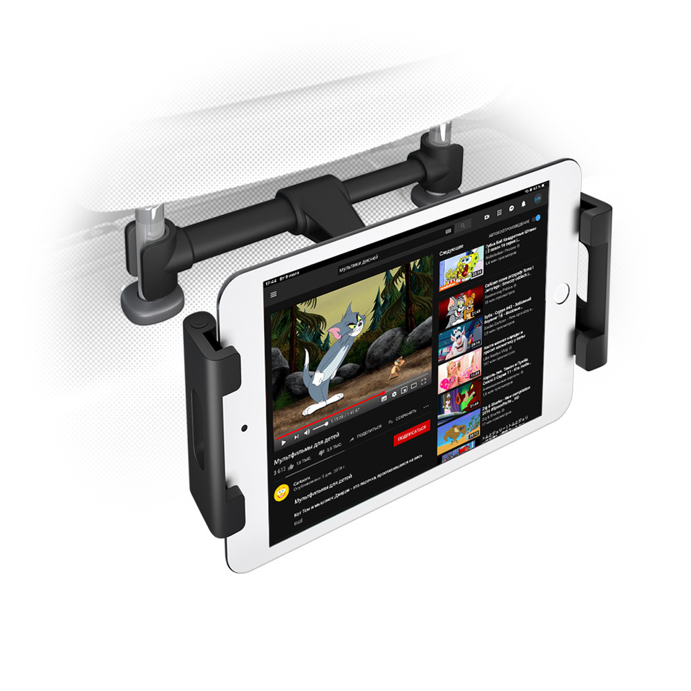 Универсальный раздвижной держатель автомобильный, для планшетов iPad Samsung Huawei электронные книги, #1