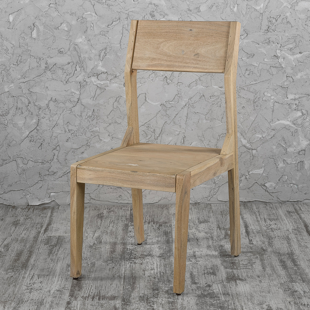 Стул со спинкой из дерева акации "Сохо" Decor of Today для кухни или ...