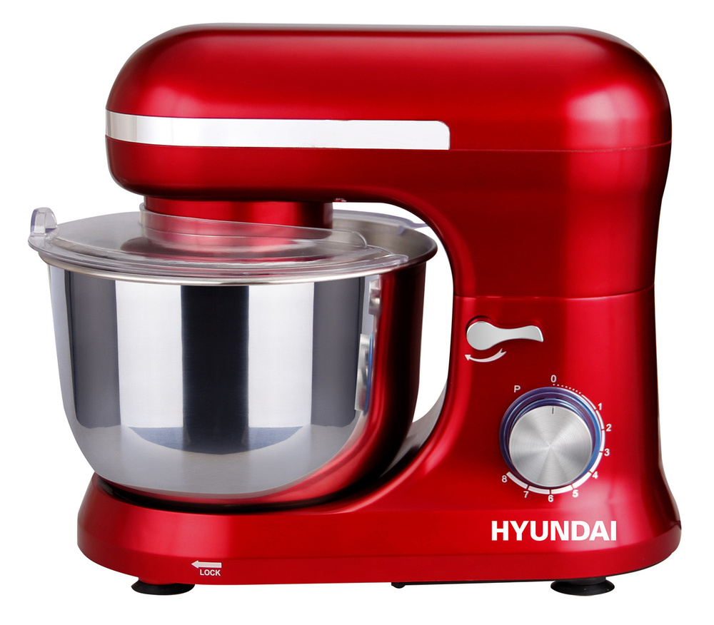 Стационарный Миксер Hyundai планетарный HYM-S6451 1300Вт красный_2523 ...