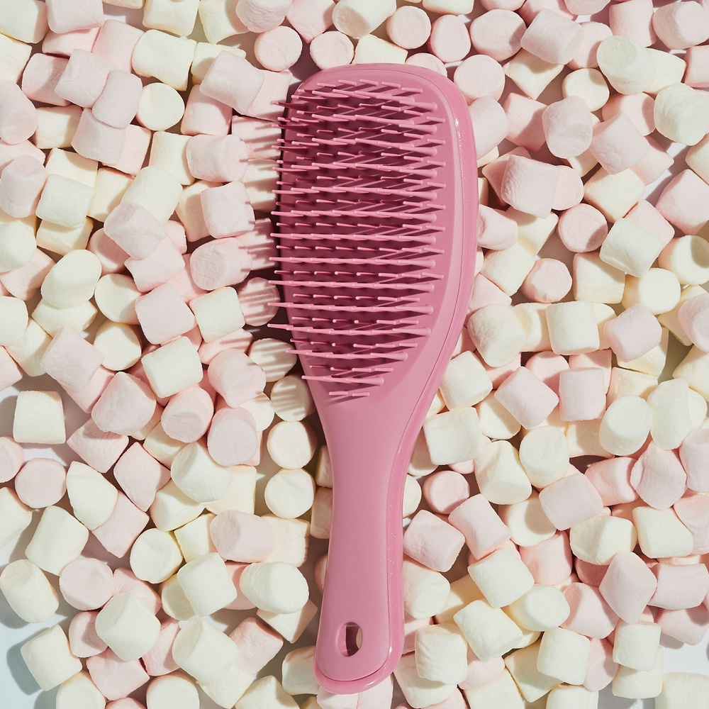 Tangle Teezer The Wet Detangler Mini Расческа Baby Pink Sparkle купить ...