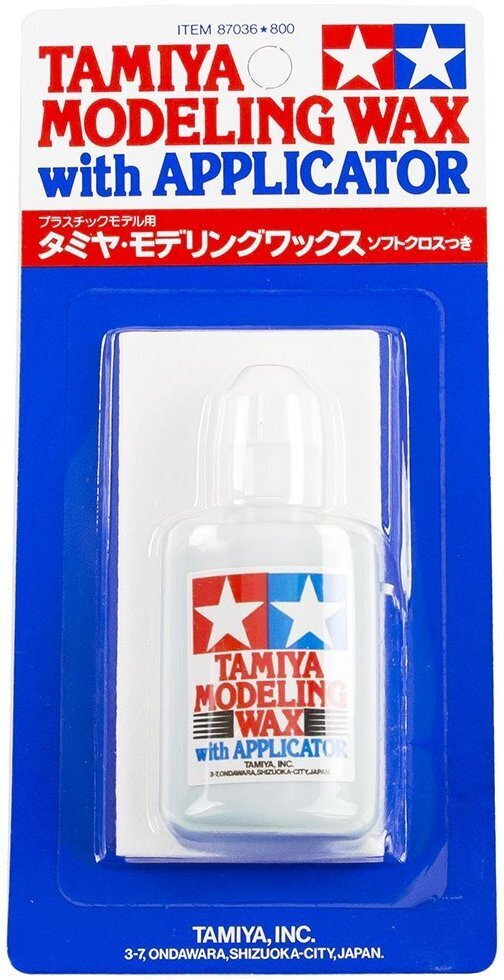 Tamiya Modeling wax with applicator, Полироль для сборных моделей