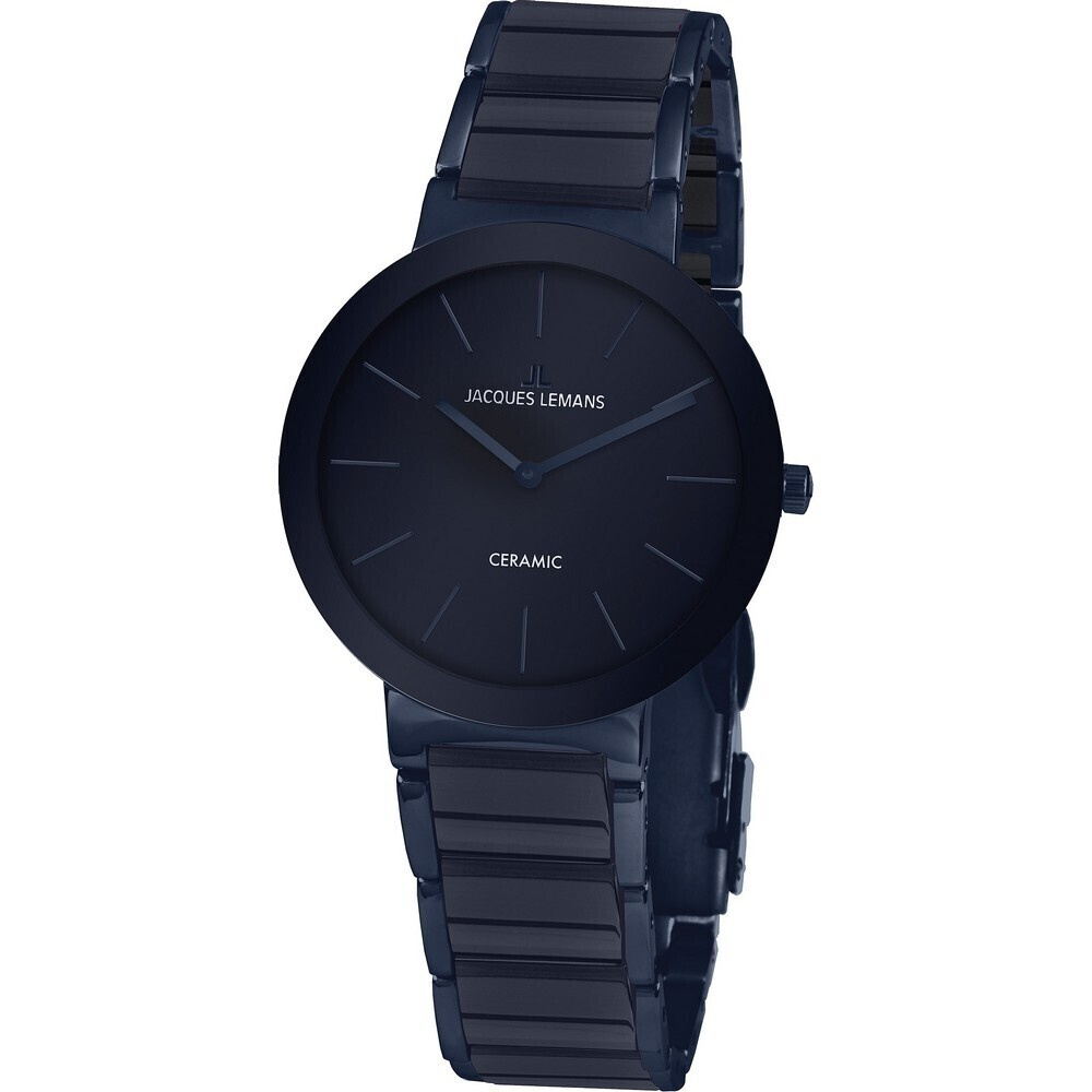 Jacques lemans black on sale watch