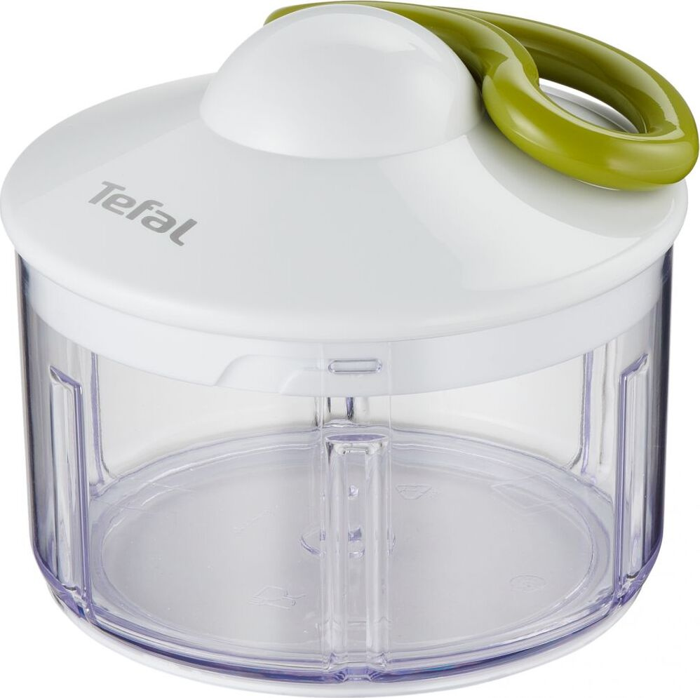 Механический кухонный измельчитель Tefal K1330404, 0.5 л, белый\зеленый ...