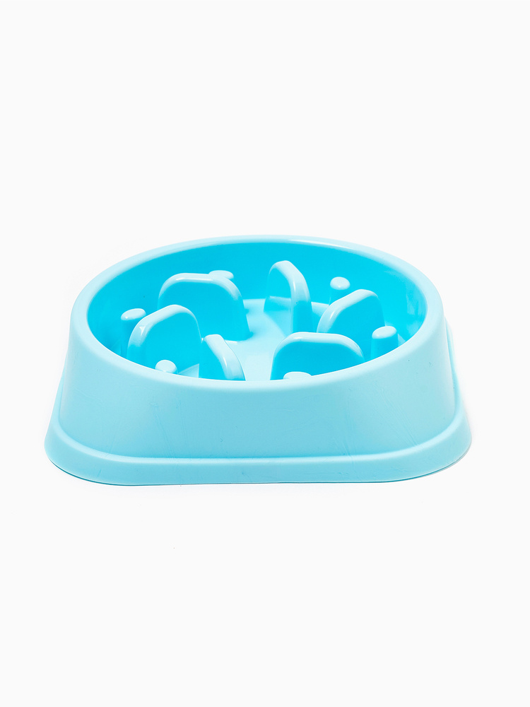 Миска для медленного поедания корма, для кошек и собак, "Здоровый ...