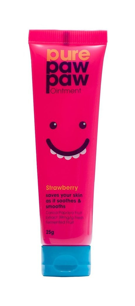 PURE PAW PAW Бальзам для губ восстанавливающий Ointment Passion Strawberry с ароматом клубники, 25 г #1