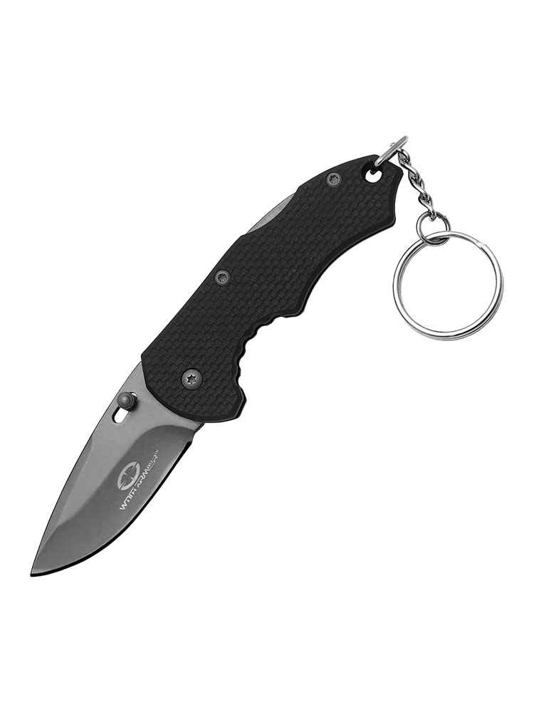 DEM1 (WA-051BK) 3 inch pocket knife closed edc keychain knife – Witharmour