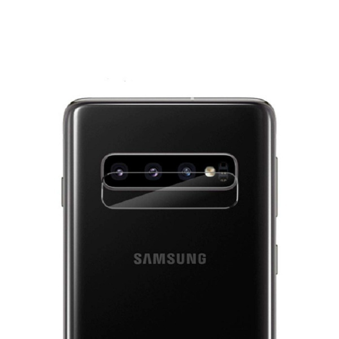 Защитное стекло на Samsung Galaxy S10/ S10 Plus, (Гибридное - пленка + стекловолокно) на Камеру 2 шт. #1