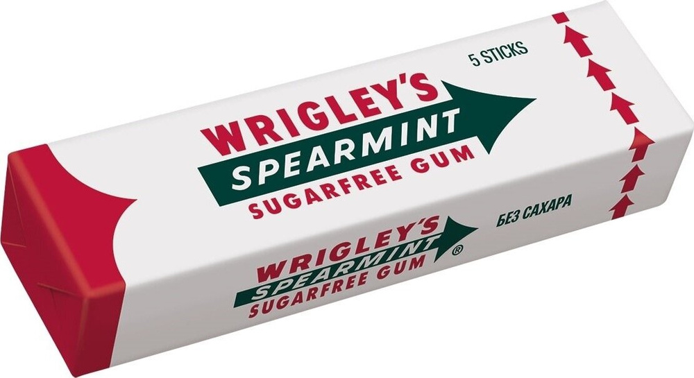 Жевательная резинка Wrigley's Spearmint, со вкусом мяты, 20 пачек по 13 г  #1