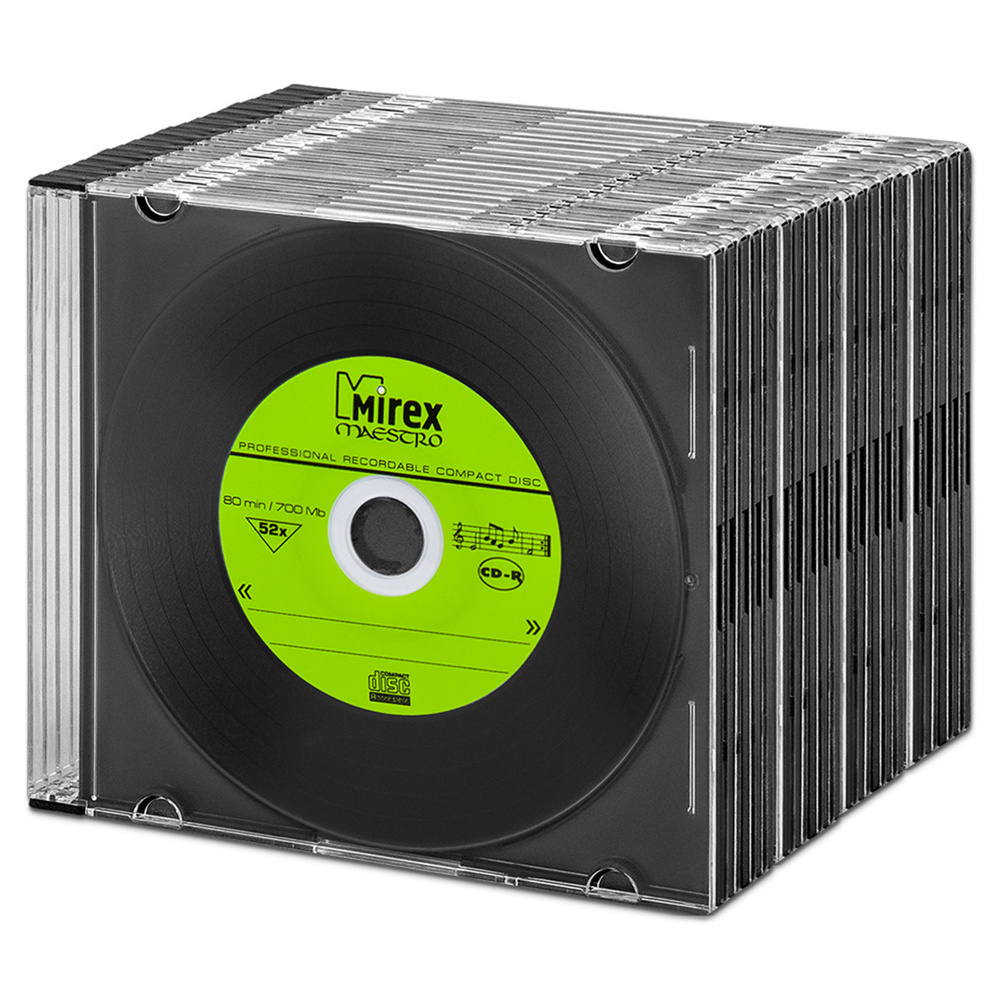 Mirex Диск для записи CD-R, 700 МБ, 20 шт - купить с доставкой по ...