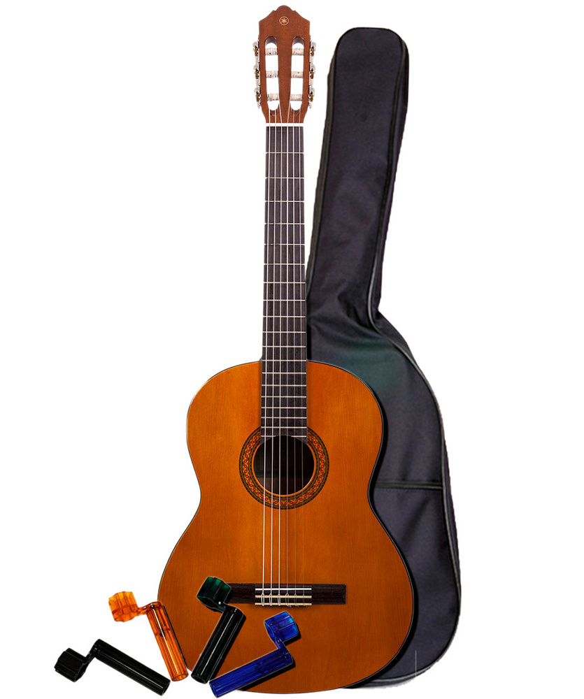 Yamaha Классическая гитара C40 6-струнная, корпус Красное дерево, Ель 4 ...