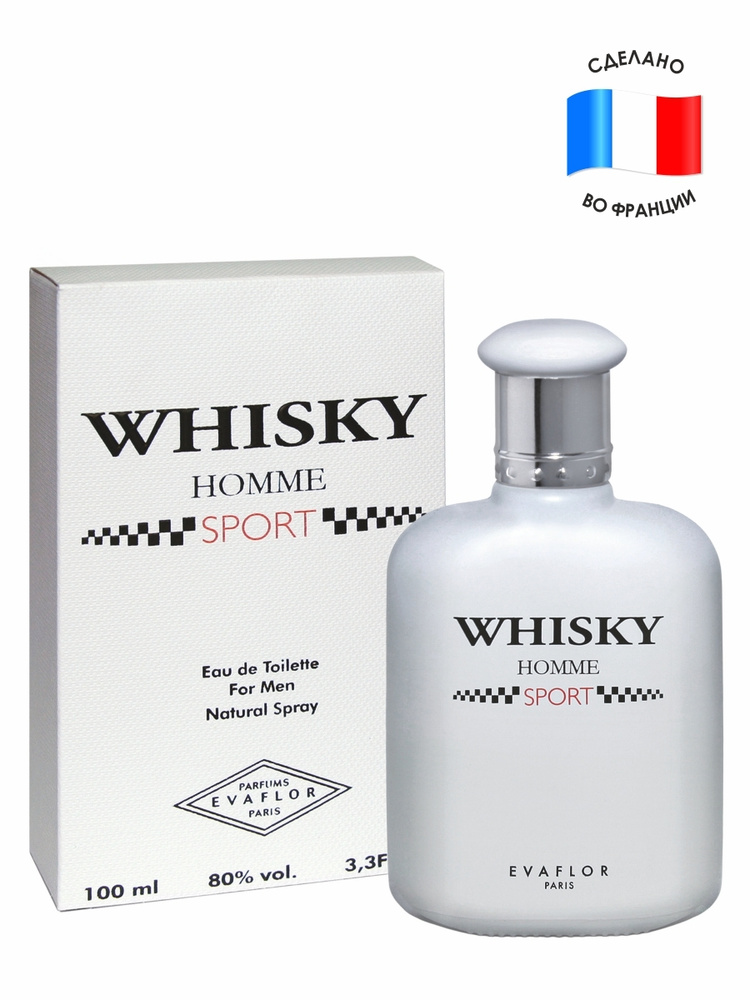 Evaflor/Туалетная вода мужская Whisky Homme Sport, 100 мл/ Французский парфюм, парфюм, мужской, духи, #1