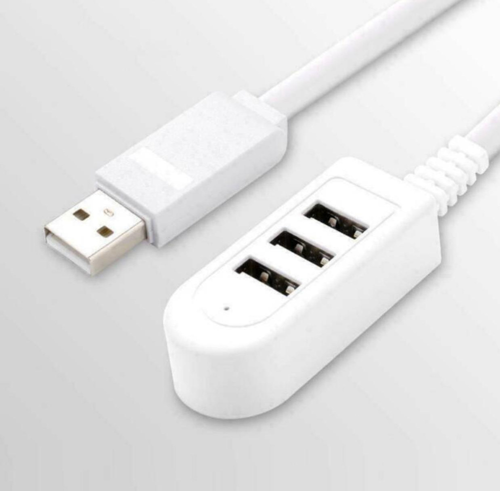 Разветвитель USB на 3 порта /картридер, хаб -  с доставкой по .