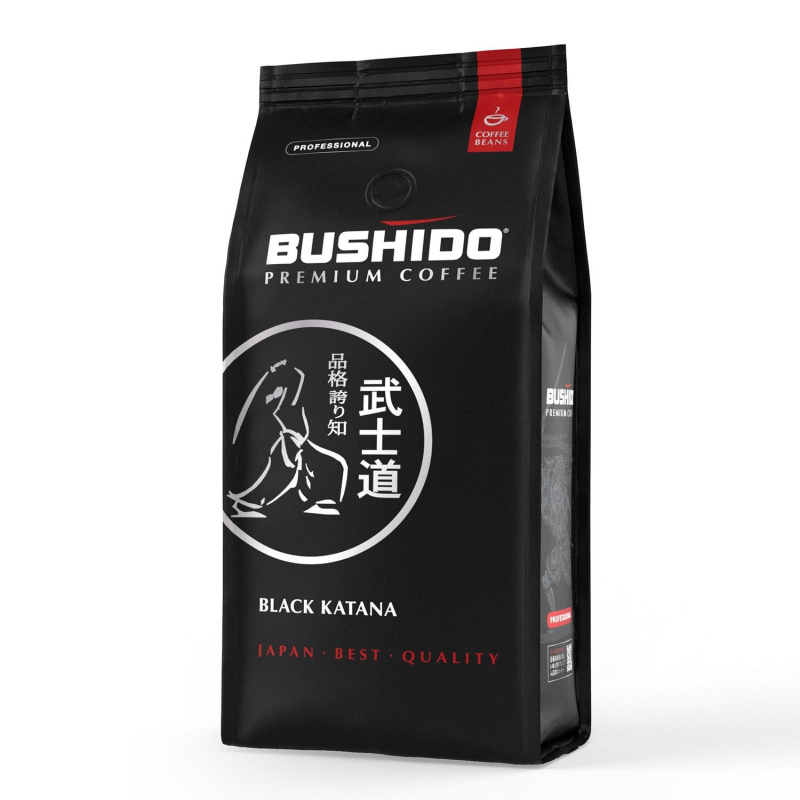 Кофе в зернах Bushido Black Katana, 1кг - купить с доставкой по ...