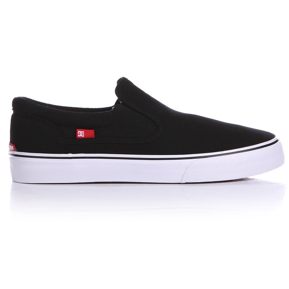 Кеды DC Shoes TRASE SLIP-ON T BLACK/WHITE #1