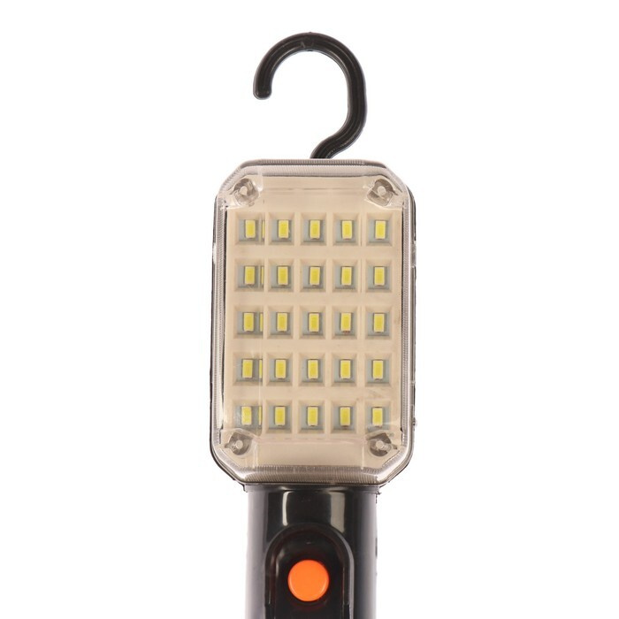 Luazon Lighting, Светильник переносной светодиодный Luazon, с выключателем, 12 Вт, 25 LED, 3 метра, черный #1