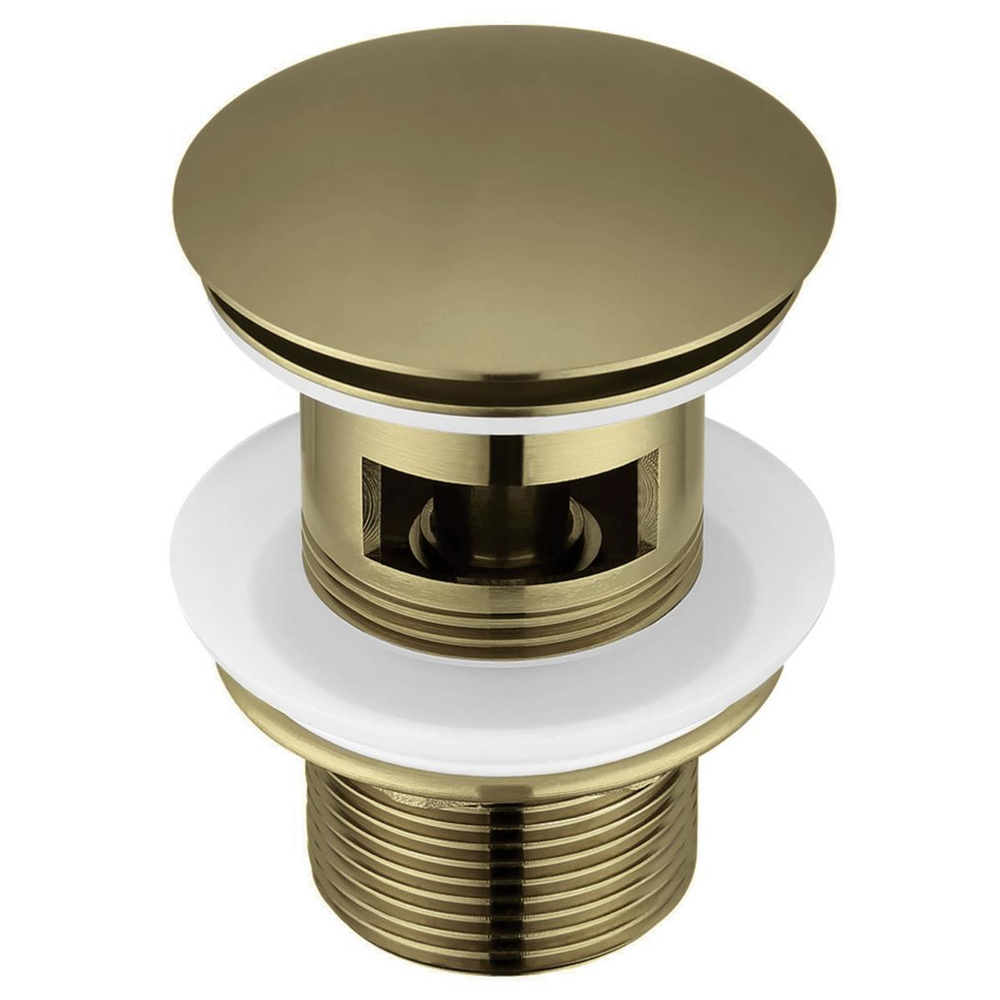 Донный клапан 1 1/4" для раковины Elghansa WBT-122-Bronze (с переливом), цвет бронза  #1
