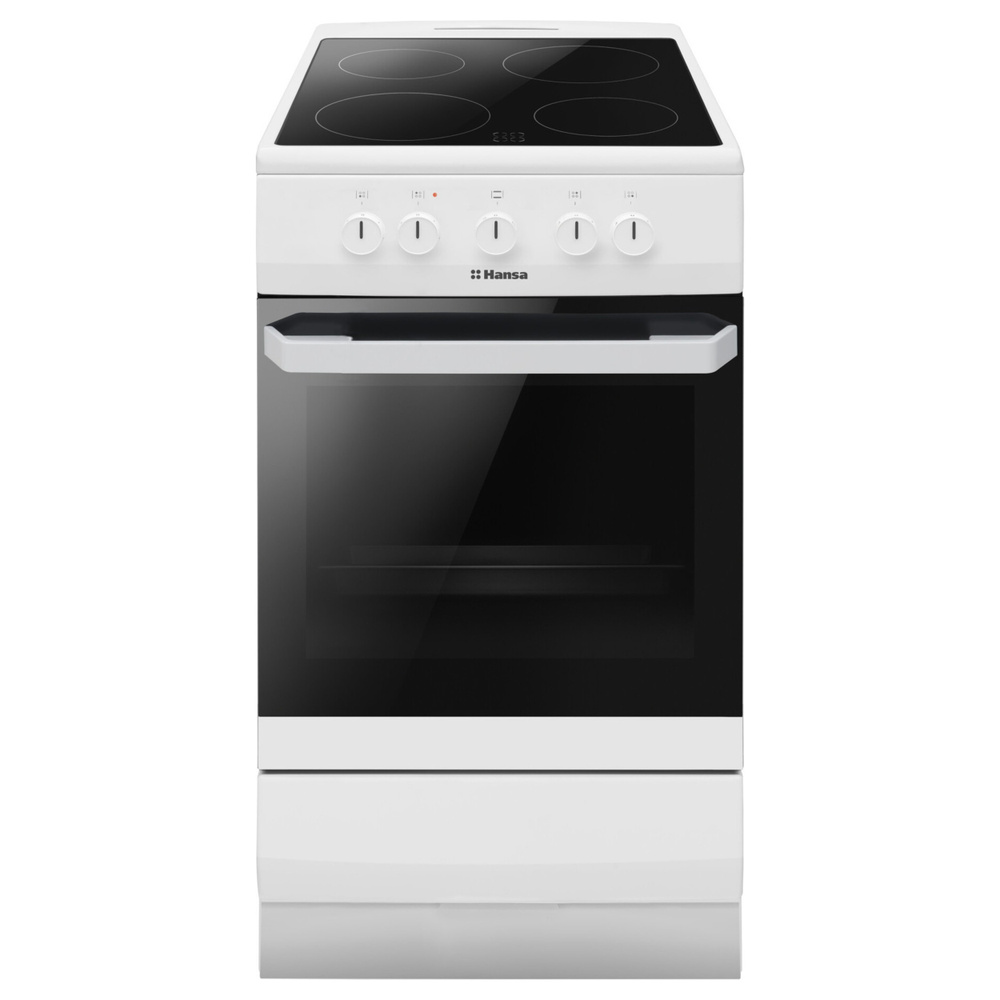 Электрическая плита Hansa FCCW53000 стеклокерамика, 50 см, объем 68 л ...