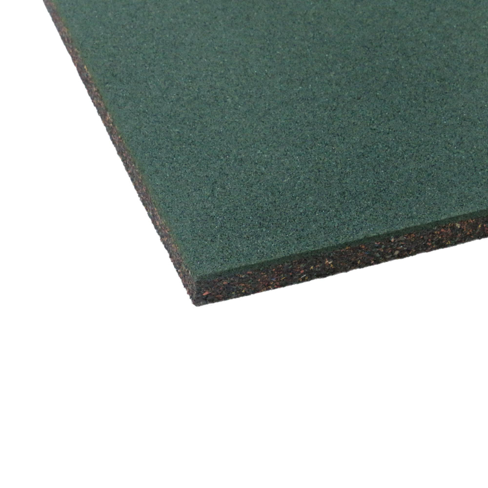 Резиновая плитка 500х500х30 мм, зеленая #1