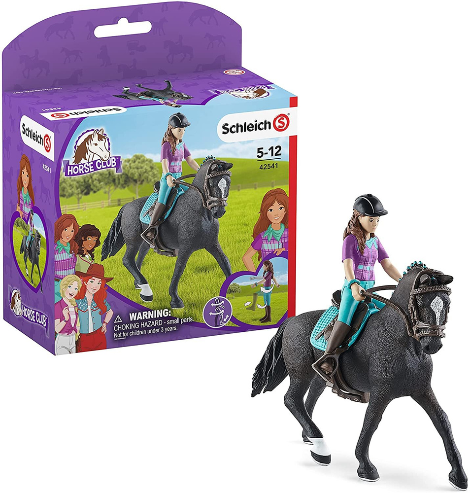 Schleich 42541 Фигурки Лиза и Шторм Horse Club, ганноверская лошадь  #1