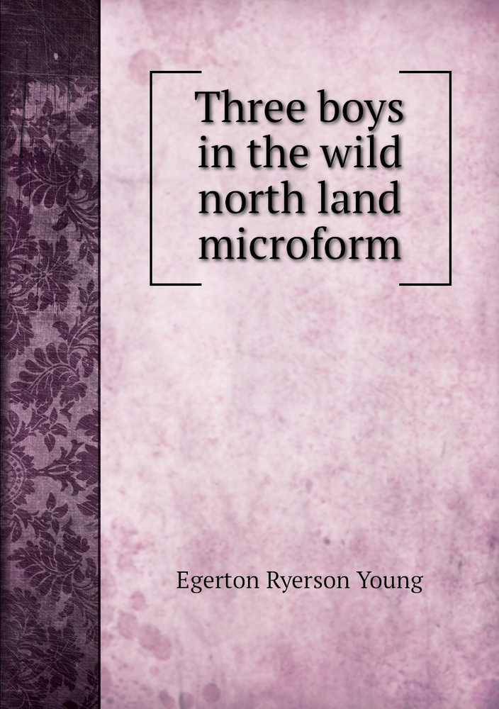 Three boys in the wild north land microform #1