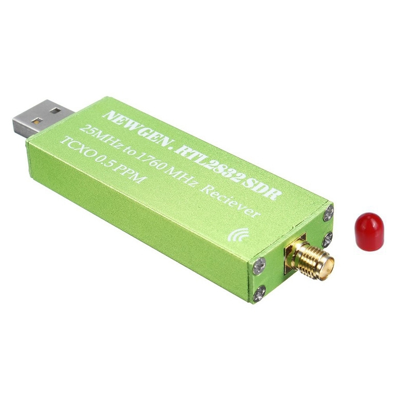 USB-адаптер RTL-SDR RTL2832U + R820T2 + 1Ppm TCXO TV Tuner Stick ...