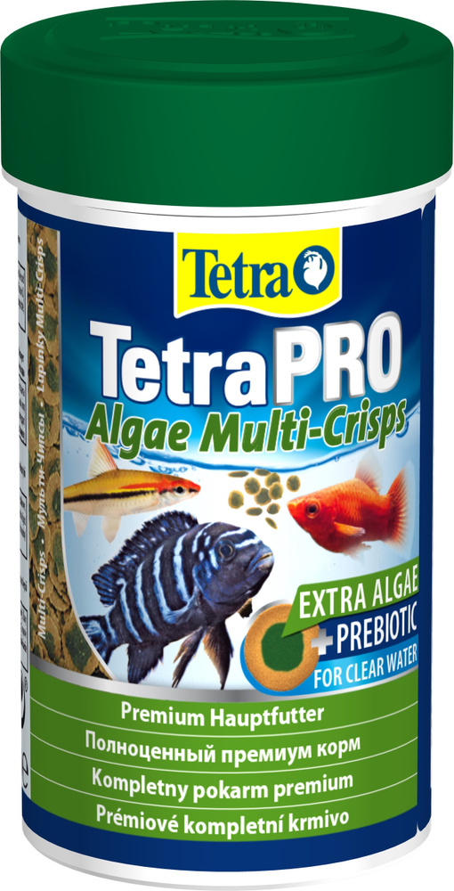 Tetra TetraPro Algae Multi-Crisps корм для всех видов рыб в чипсах, 100 мл  #1