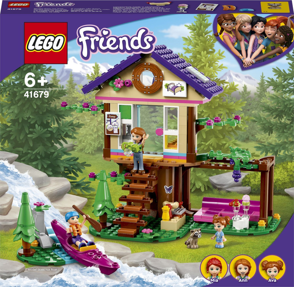 Конструктор LEGO Friends Домик в лесу, 326 деталей, 6+, 41679