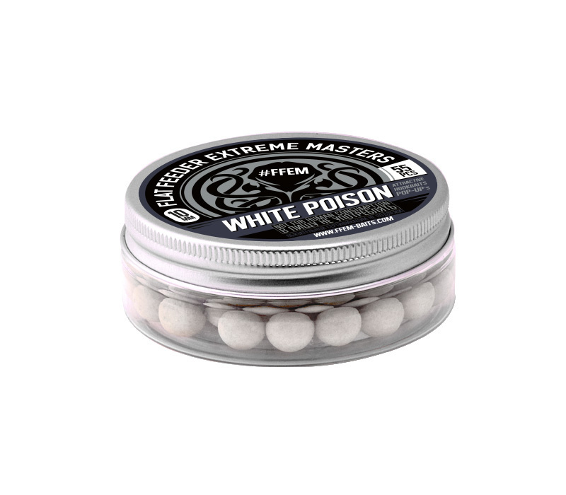 FFEM Бойлы плавающие Pop-Up 10mm White Poison (55шт) #1